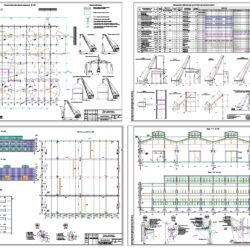 Технология возведения одноэтажного промышленного здания - схема компоновки здания – 1А