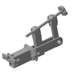 Винтовая сцепка для мотоблока 3D сборка