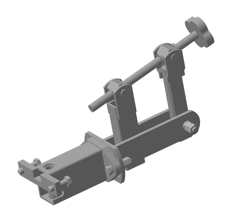 Винтовая сцепка для мотоблока 3D сборка - Чертежи, 3D Модели, Проекты .