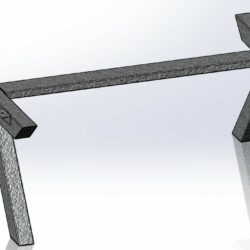 Подстолье металлическое для стола