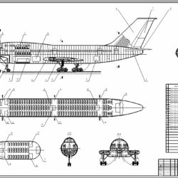 Компоновка boeing 747 jumbo aircraft