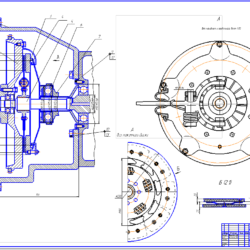 Курсовая работа - Расчет фрикционного однодискового сцепления прототип ГАЗ-31105 с двигателем ЗМЗ-4062