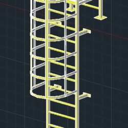 Лестница вертикальная Н4,2