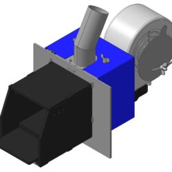 3D проект пеллетной горелки 12АТ 15 кВт (Автотрон)