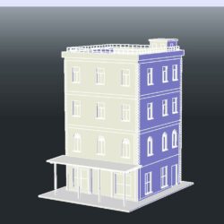 Трёхмерная модель малого жилого дома