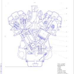 "Расчет двигателя с распределенным впрыском топлива 6G74 DOHC"