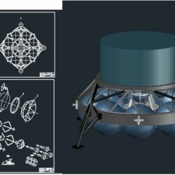 Проектная разработка посадочного модуля для доставки полезного груза на Луну