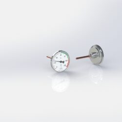 Термометр биметаллический осевой D100