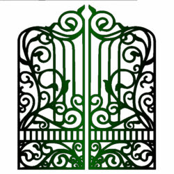 Ворота для лазерной резки тематика "Резные ворота"