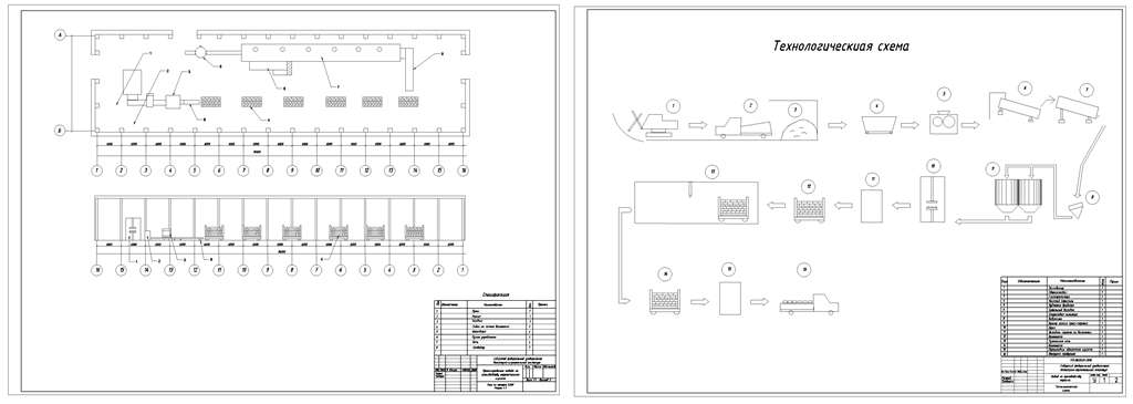 Цех по производству силикатного кирпича чертежи