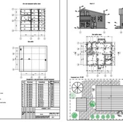 Курсовой проект на тему: "Индивидуальное двухэтажное жилое здание"