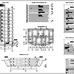 Проектирование оснований и фундаментов (количество этажей – 9, номер скважины – 5)