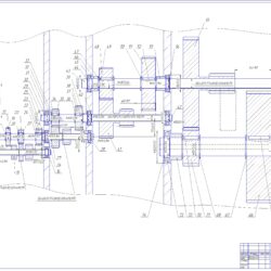 Проектирование коробки скоростей токарного станка - мощность двигателя Pдв=7,5кВт, максимальное число оборотов шпинделя n max=3200