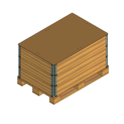 Ящик деревянный для транспортировки грузов 1200*800*748