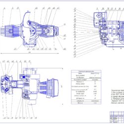 Сборочный чертеж двигателя днепр мт 10-36