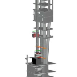 3D Модель строительного грузоподъемника