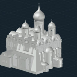 3D Модель Архангельского собора г.Москва