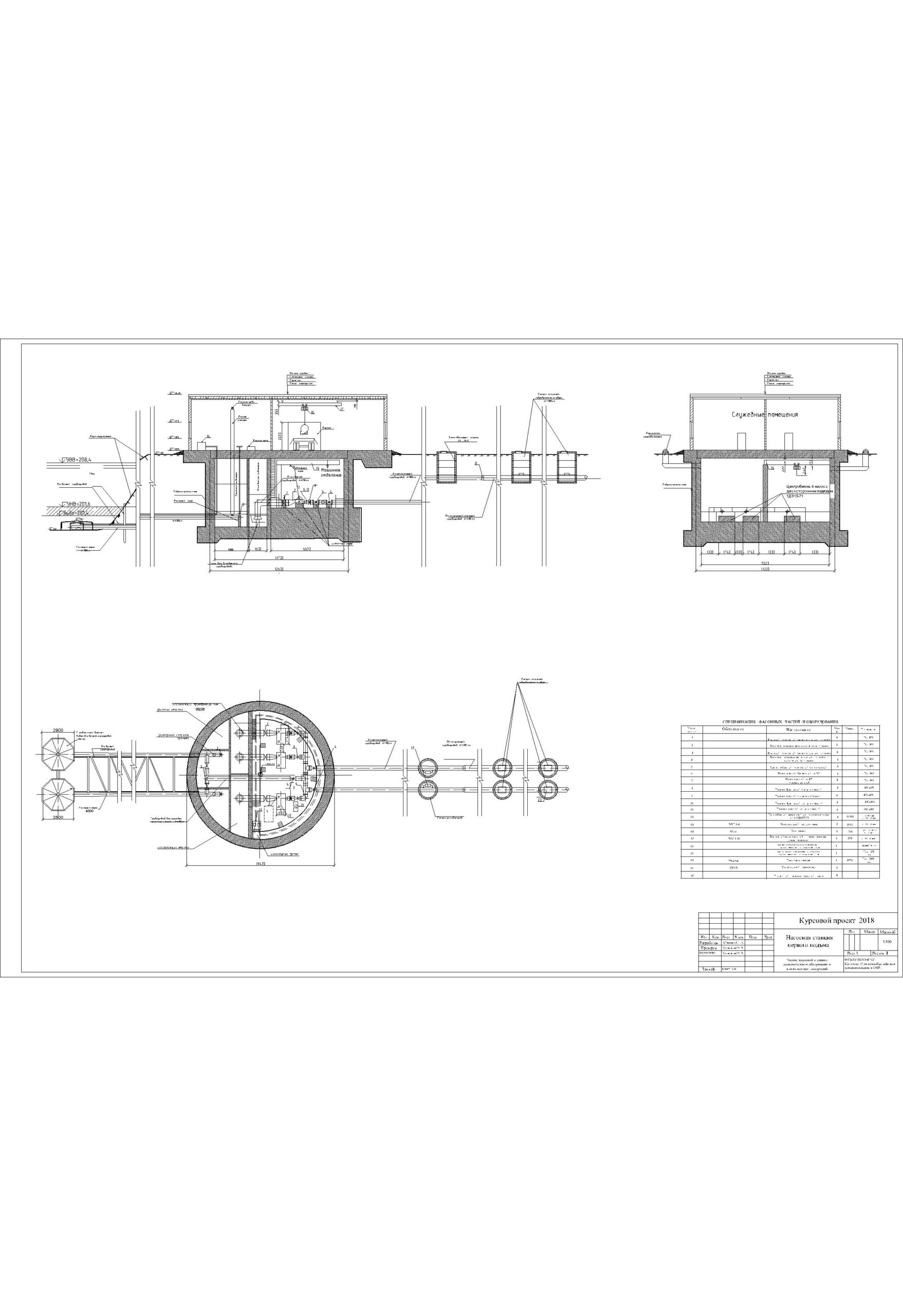 Насосная станция первого подъема - Чертежи, 3D Модели, Проекты, Гидравлика  и пневматика, Инженерные системы