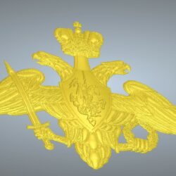 3д модель герба министерства обороны