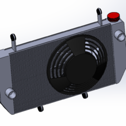 Радиатор системы охлаждения двигателя