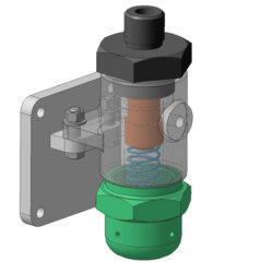 Клапан предохранительный пружинный КОМПАС-3D