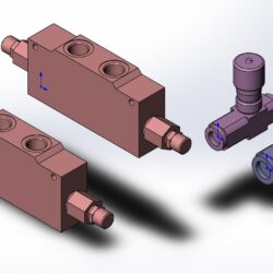 Дроссель тонкой настройки с обратным клапаном и тормозной клапан (G3/8 и G1/2)