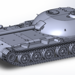 3D модель танка "Объект 416"