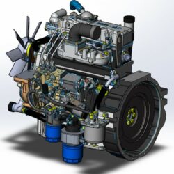 Дизельный двигатель MMZ-3LDG