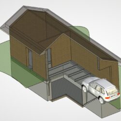 Проект гаража с погребом