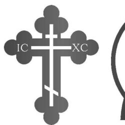 Вставки на оградку лазерная резка - ангел, крест, церковь