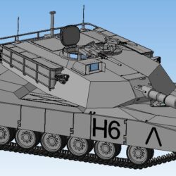 Танк M1 Abrams 3D Модель