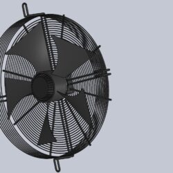 вентилятор осевой ROF-C-4D630 габаритная модель