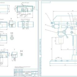 Монтаж и изготовление детали настольно-сверлильного станка НС-16