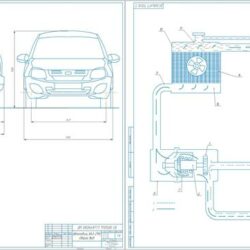 Конструкция и основные неисправности системы охлаждения и тяговый расчет автомобиля Лада Granta, седан 87л.с