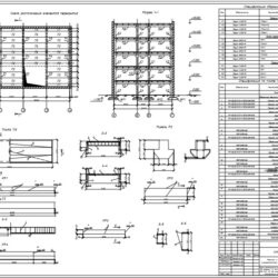 Расчет и конструирование пятиэтажного железобетонного промышленного здания