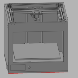 3D принтер Core XY на 2 экструдера