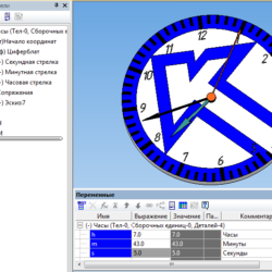Часы параметрическая сборка