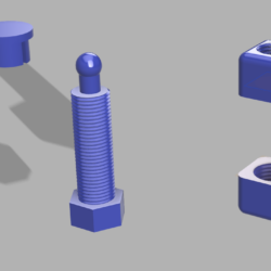 3D Модель струбцины для создания "Третьей руки"