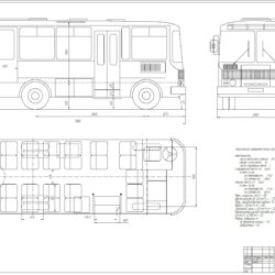 Рассчёт и построение внешних скоростных характеристик двигателя и агрегатов трансмиссии автобуса ПАЗ-3205.