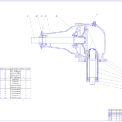 Спроектировать одноступенчатый редуктор с конической косозубой передачей для привода рулевого винта вертолета.