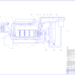 Схема системы охлаждения двигателя ЗИЛ-130