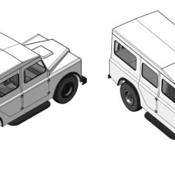 3D Модель Land Rover Defender 110