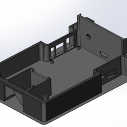 Нижняя часть корпуса для фискального регистратора Мещера-01-Ф подготовленная для 3D-печати