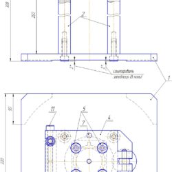 Кондуктор для сверления 4-х отверстий диаметром 4,5 мм во фланце газогорелочного рожка пр-ва Украина