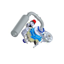 3D модель двигателя Aixro XF40