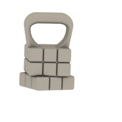 Кубик-рубик в форме гири