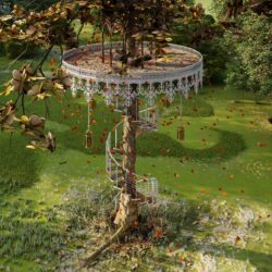 Ривенделл "Сторожевое древо Эльфов" 3D Модель