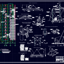 Технологическая карта на монтаж одноэтажного здания с железобетонным каркасом