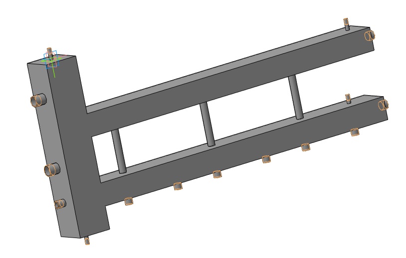 Гидрострелка GR-150-40 (до 150 кВт, G 1½″, корпус 120х120x4 ст. 09Г2С)