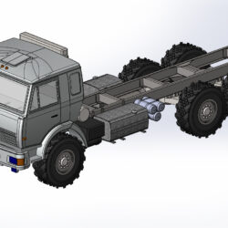 КАМАЗ 43118 шасси 3D модель
